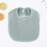 Girl Boy Feeding Bibs Solid Color Apron Saliva Towel Kids Toddler Dinner baberos Bandanas Burp Cloths Newborn Drool Bib - Image 5