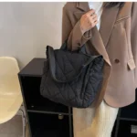 New Maternity Bag for Diaper Mommy Bag Quilted Nappy Large Capacity Maternity Packs Toiletry Luggage Bag Mom Travel Tote - Image 6