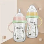Bottle with Handle, Anti-Drop Soft Nipple Water Formula Milk Feeding Sippy Bottle for Infants Toddlers Newborn - Image 4