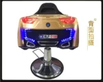New children's barber chair cartoon car seat barber shop hairdressing chair four-wheeled car chair - Image 4