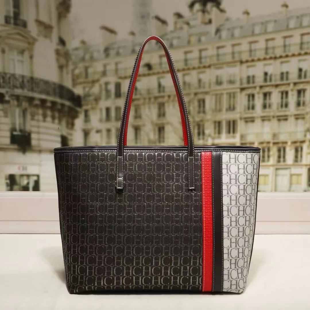 kf-Sbf8a7100d5714e20a82e3019ea8a2438n NEW CHHC new canvas fabric tote bag, fashionable and casual, waterproof coating shopping bag, high-quality handbag - Image 1