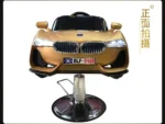 New children's barber chair cartoon car seat barber shop hairdressing chair four-wheeled car chair - Image 6