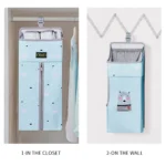Bed Organizer Hanging Bags Newborn Crib Diaper Storage Bag For Babies Infant Diaper Clothing Caddy Bag Bedding Nursing Bag - Image 4