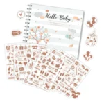 Memory Book with Sticker for Boy or Girl First Year Journal Book Scrapbook Book from Pregnancy to Age 1 D2RC - Image 3