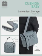 INSULAR Portable Foldable Anti slip Children's Seat High Cushion Dining Chair High Cushion Children's Travel Supplies - Image 4