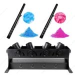 Four Head Stage Confetti Blaster Electronic Machine Wedding Disco Party Nightclub Gender Reveal Shower Streamer Holi Event - Image 4