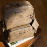 Pickle Bottom Sync Backpack, Diaper Bag for Parents, Stylish Bag, Spacious Backpack, OnTheGo Moms, Mink - Image 5