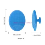 Silicone Bath Brush Silicone Sensory Brush Silicone Shower Skin Massage Brush for Body Hair Washer 425F - Image 6