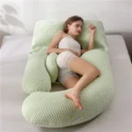 Pregnancy Sleeping Pillows, G-Shaped Full Body Maternity Pillow with Removable Cover, Belly Support for Pregnant Women - Image 4