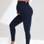 New Seamless Knited Yoga Pants High Waist Pregnancy Leggings Maternity Clothes for Pregnant Women Belly Support Body Long Pants - Image 2