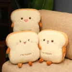 35cm Plush Bread Pillow Soft Toast Simulation Food Doll Warm Hand Cushion Home Decor Cute Kids Toy Birthday Gift