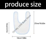 M76C Maternal Child Product Water Proofing Bib Newborns Drooling Protections Bib - Image 6