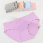 Low waisted Belly Support Pure Cotton Pregnant Women's Underwear Is Soft Comfortable Traceless All Cotton Women's Underwear - Image 6