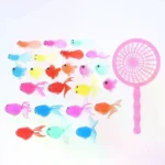 1 Set Toddlers Bathing Shower Gifts Kawaii Simulation Rubber Goldfish Bath Water Play Games Toys For Kids - Image 4