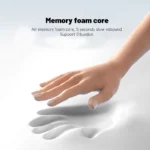 Neck Roll Pillows for Pain Relief Sleeping with Heating and Traction Function Ergonomic Contour Side Sleeper Pillow Cement Gray - Image 5