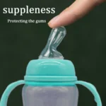 Lightweight and drop-resistant 250ml bottle with cartoon handle and breastmilk silicone nipple, PP bottle for 0-36 babies - Image 5