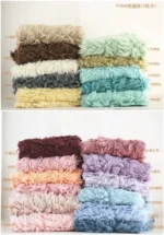 Newborn Photography Background Greece Real Photo Wool Carpets Blanket Backdrop with Bubble Wrap for Photo Shoot Accessories