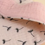 Boys and Girls Pure Cotton Candy Muslim Comfortable Saliva bib Solid Lace Saliva Towel Saliva Towel Supplies - Image 5