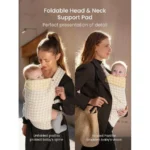 Carrier Newborn to Toddler, Lightweight Ergonomic 744 lbs Newborn Carrier with Head Support, Easy to Wear Hands Free Infant - Image 6