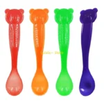 Y4QA Safety Feeding Training Spoon Cutlery Hot Burn Proof Feeding Supplies - Image 5