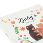 AED5-Memory Book Scrapbook Photo Album Pregnancy Diary Cute Animal Keepsake Record Growth Journal Hand Account - Image 5