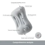 BISINNA Camping Inflatable Pillow Portable Ultralight Travel Hiking Air Sleeping Pillow for Neck and Lumbar Support - Image 6