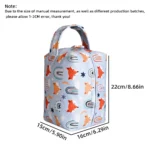 15*16*22cm Storage Bag Cute Cartoon Travel Waterproof Toiletry Bag Mommy Cloth Diaper Portable Trolley Hanging Handbag New - Image 2