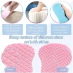 Dead Skin Removing Sponge Pink Magic Bath Sponge Exfoliating Body Massage Cleaning Shower Brushes Bath Tools For Kids Adult - Image 5