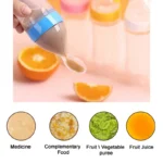 Silicone Squeezing Feeding Bottle Newborn Training Spoon Infant Cereal Food Supplement Feeder Bbay Safe Tableware - Image 6