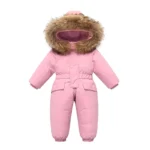 IYEAL Russian Winter Waterproof Snowsuit 90% Duck Down Jacket For Girls Coats Winter Park for Infant Boy Snowsuit Snow Wear - Image 3
