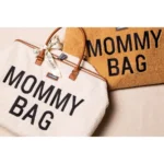 The Original Mommy Bag, Large Diaper Tote Bag, Mommy Hospital Bag, Mommy Travel Bag, Teddy White - Image 6