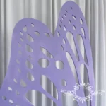 Hot salesButterfly Wedding Shower Backdrops Purple Cake Stands - Image 4