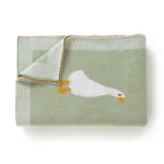 Newborn Blanket Dual-Use Cotton Knitting Infant Kids Boys Girls Cartoon Monthly Stroller Bedding Swaddle Wrap Plaid 90*70cm - Image 4