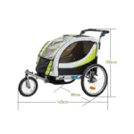 Hot sales Stroller Manufacture Trailers Hot Mom Infant Strollers Adjustable Travel Bike Trailer Hitchfor Twins - Image 5
