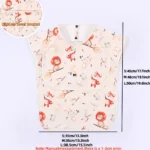 Newborn Bibs Blouse Waterproof No-sleeved Reverse Dressing Infant Eating Clothes Apron Bib Protective Clothing - Image 6
