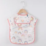 Kids Toddler Long Sleeve Scarf Waterproof Art Smock Feeding Bib Apron Pocket Infant Boys Girls Burp Cloth Bandana Bibs - Image 6