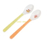 Y4QA Safe Plastic Cartoon Printing Kids Feeding Spoon Children's Long Soup Coffee Spoon Dinnerware Random Color - Image 5