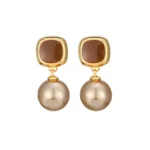 French New Classic Elegant Imitation Pearl Drop Earrings for Women Exquisite Dangle Wedding Earring Statement Fashion Jewelry - Image 5