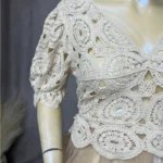 Don&Judy Bohe Short Sleeves Tulle Summer Dress for Women Maternity Dresses Photoshoot Pregnancy Formal Wear Gowns Photo Shoot - Image 5