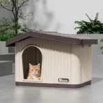 Outdoor Stray Cat Nest Rainproof Closed Cat House Winter Warm Outdoor House Indoor Kitten Sleeping Bag with Doors Pet Products - Image 6