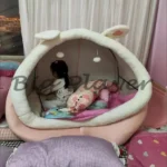 Human cat nest oversized lazy sofa bed game tent nest gift cartoon plush sleeping bag - Image 3