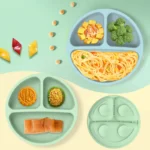1PCS Sucker Silicone Dining Plate BPA Free Children Dishes Suction Toddle Training Tableware Kids Feeding Bowls Stuff - Image 5
