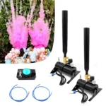Pink or Blue Color Explosion Gender Reveal Machine Cannon Sparkling Surprise Joy Confetti Ribbon Holi Shoote