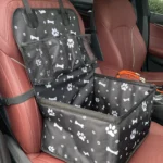 Dog Car Seat with Storage Pockets,Scratch Proof Durable Pet Booster Car Front Seat for Small Medium Dog - Image 4