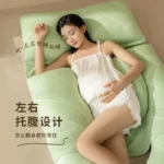 Pregnant women, pillows, waist pads, side sleeping p, abdominal support U-shaped, , belly, pregnancy, hugging - Image 3