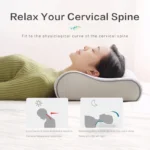 Orthopedic Memory Foam Pillow Neck Protection Slow Rebound Memory Pillow Wave curve shape Health Cervical Neck - Image 4