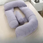 Maternity pillow U shaped waist protection side sleeping turn over cushion pad breastfeeding artifact all stage pregnancy produc - Image 4