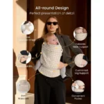 Carrier Newborn to Toddler, Lightweight Ergonomic 744 lbs Newborn Carrier with Head Support, Easy to Wear Hands Free Infant - Image 4