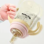240ml bottle, suitable for water and formula, with handle and lid, easy to hold, unisex feeding bottle - perfect gift - Image 6