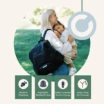 Neoprene Parent Diaper Backpack with Changing Pad amp Pouches Lightweight, Durable, Machine Washable Bag with Insulated Poc - Image 5